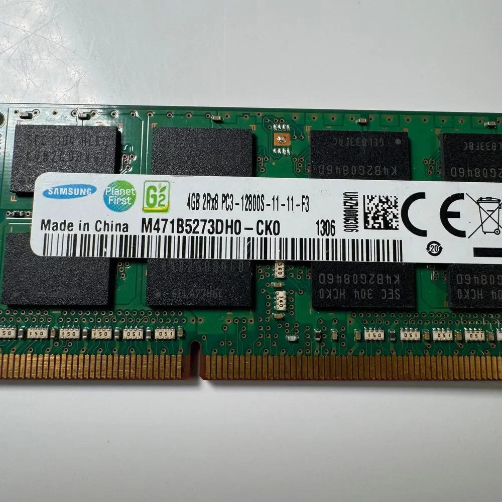 Samsung 4GB DDR3 Laptop RAM PC3-12800S 1600MHz 204-Pin SODIMM M471B5273DH0-CK0